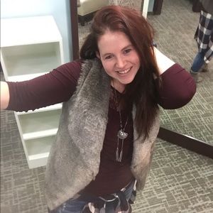 Maurices blouse in purple-size Large